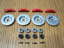 Axial 1/10 RBX10 RYFT 12mm Wheel Hex Rotor Caliper Nuts and Pin Set Hexes