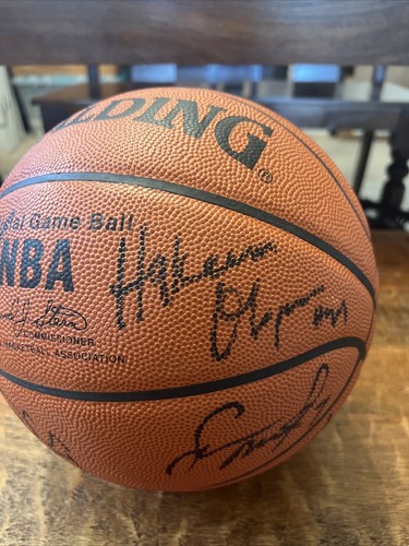 1998-99 Houston Rockets Signed Basketball Barkley Pippen Olajuwon PSA DNA Coa - Picture 3 of 12