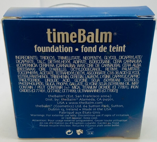 RARE The Balm Time Balm Foundation LIGHT .75 Oz 21.3 g BIG SIZE DISCONTINUED - Picture 3 of 4