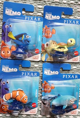 Disney Pixar Finding Nemo Micro Collection Squirt, Bruce, Marlin