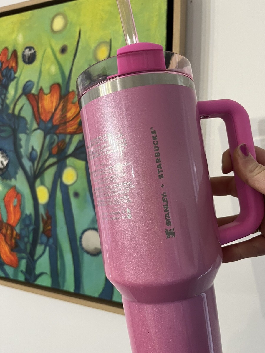 Target Stanley x Starbucks 2024 Winter Pink 40oz Tumbler New