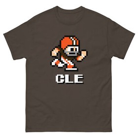 Cleveland Browns NES Football Player 8-bit Tecmo Super Bowl Nintendo T-Shirt