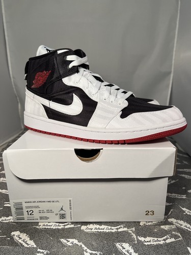 NEW Nike Air Jordan 1 Mid SE Utility Canvas White Womens DD9338-016 SIZE 12  | eBay