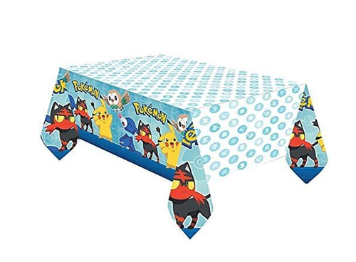 Lot of 2 Amscan Pokemon Core Party Tablecover 54" x 96" Plastic Tablecloth - Picture 2 of 4