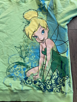 Disney Green Tinkerbell Sweatshirt Hoodie - Size L Adult | eBay Disney Green Tinkerbell Sweatshirt Hoodie - Size L Adult | eBay