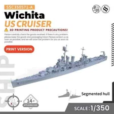 SSMODEL SSC350571-A 1/350 Military Model Kit US Wichita Cruiser