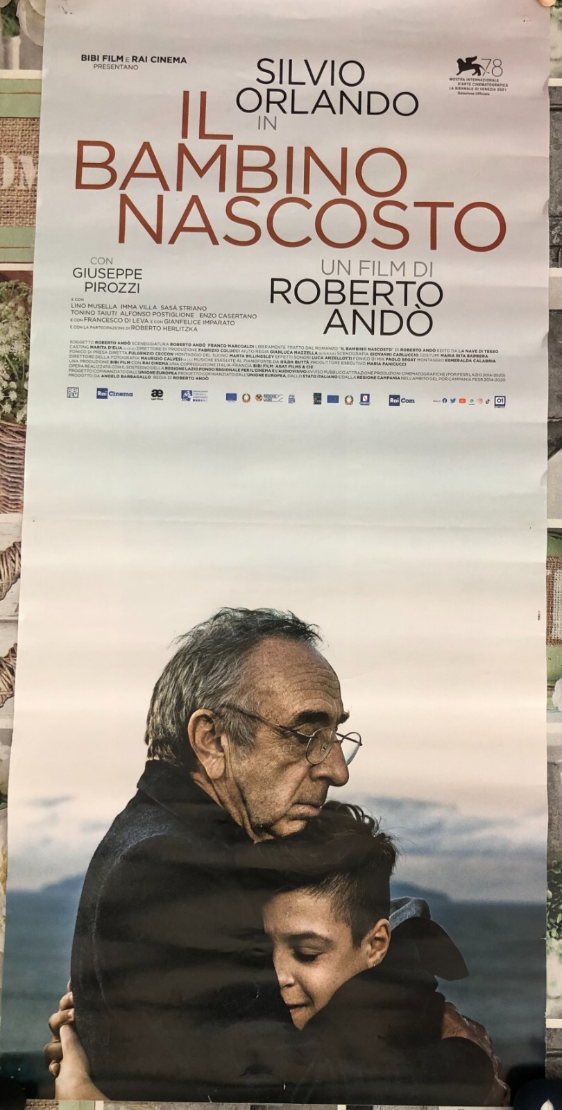 Locandina originale film Il bambino nascosto (2021) - Regia di Roberto Andò