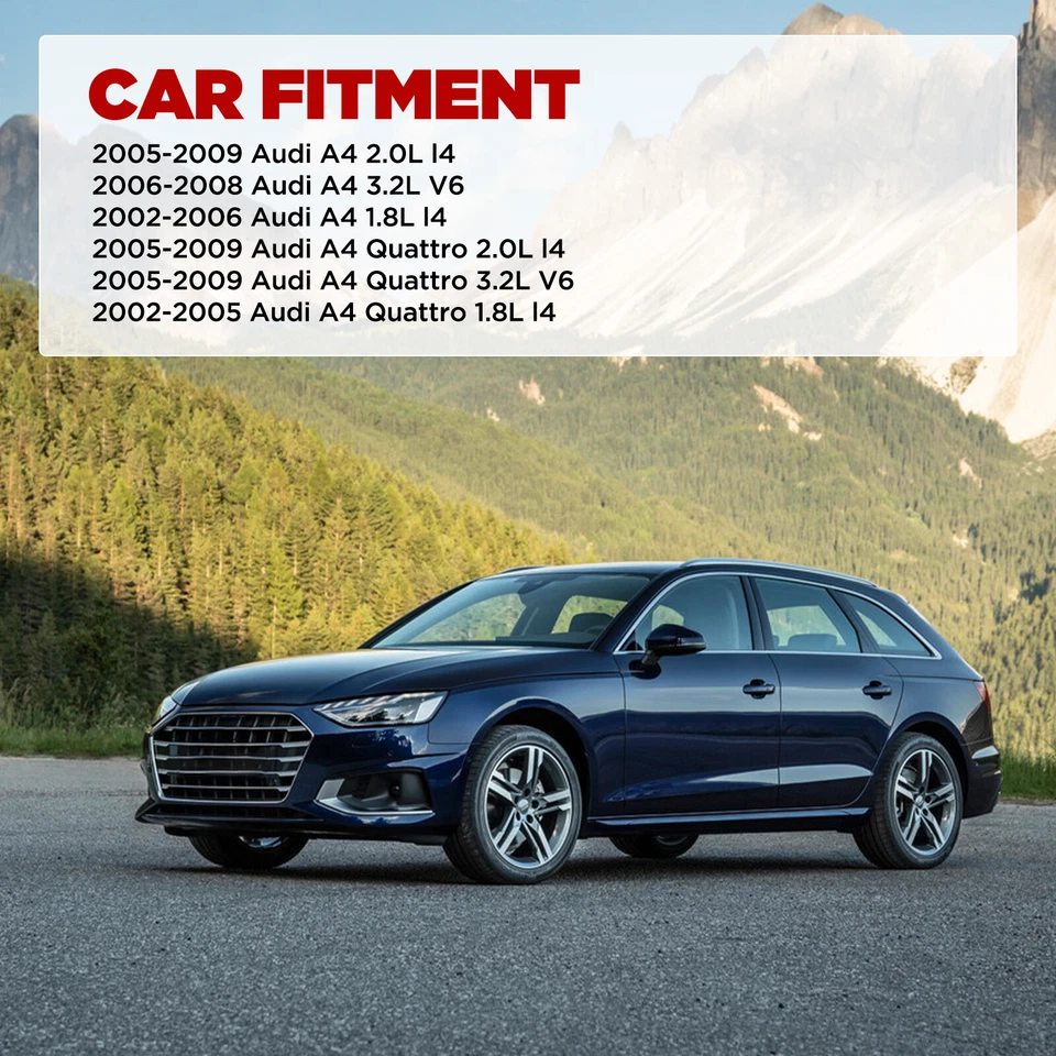 Переливной бак радиатора охлаждающей жидкости для 2005-2009 Audi A4 2,0 л Audi A4 quattro 3,2 л - Изображение 4 из 4