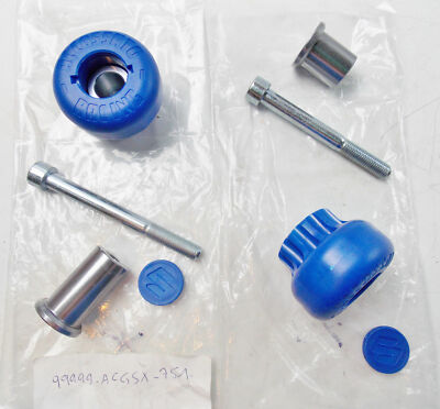 ACCOSSATO BLU CRASH PAD CHASSIS FRAME SLIDER GUARD SUZUKI GZX750 99999-ACGSX-751
