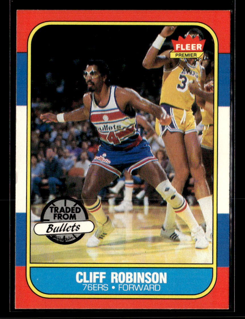 1986-87 Fleer #93 Cliff Robinson