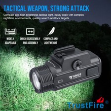 TrustFire 1050 Lumen Tactical Pistol LED Light Rechargeable Compact Gun Torch o