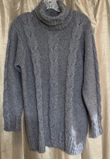 Women's CLAN DOUGLAS 100 Cashmere Sweater, Sz M, Pre-owned