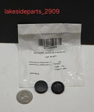 (2) GENUINE SEA-DOO RXP RXT GTX GTI BLACK BAR END PLUG RUBBER GRIP CAP 277000203