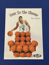 1997-98 Fleer Ultra Heir to the Throne Ron Mercer Boston Celtics insert #11 NBA 