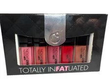 5 X Fusion Beauty Lip Fusion Infatuation Liquid Shine Lip Fattener Plumping Mini