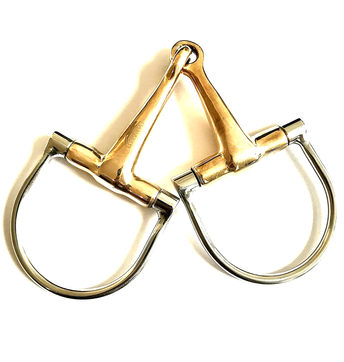 Embouchure De Mors Filet (snaffle) 5 1/2" - Acier Inoxydable - Anneaux Plats