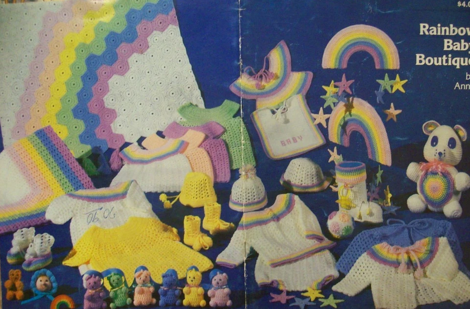 Rainbow Baby Boutique: blankets, bears, booties, dresses, bibs, soaker, sweaters - Image 3 of 3