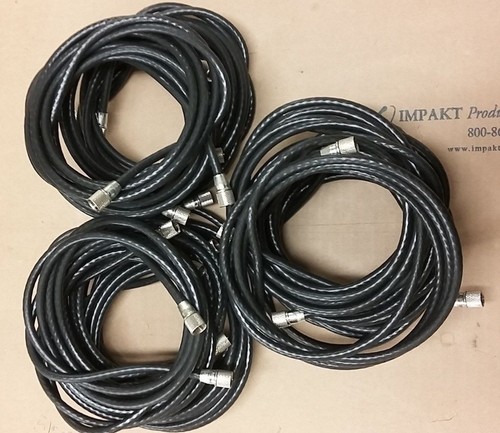 RG-6 Coaxial Cables for Indoor/Outdoor CATV, Digital Satellite TV-15 pcs - Picture 2 of 2