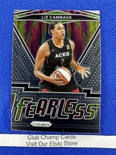 2021 #5 Liz Cambage WNBA Panini Prizm Fearless Base Insert Aces