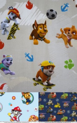 Paw Patrol  Helfer auf  4 Pfoten Jersey ,Baumwolljersey -  Druck Digital 