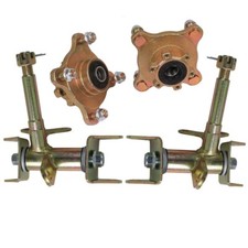 Front Steering Knuckle Spindle 4 Stud Wheel Hub Fit ATV / Golf Kart/ Quad /Buggy