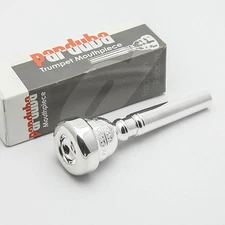 Parduba Double Cup 0 Silver Trumpet Mouthpiece NEW! Ships Fast!