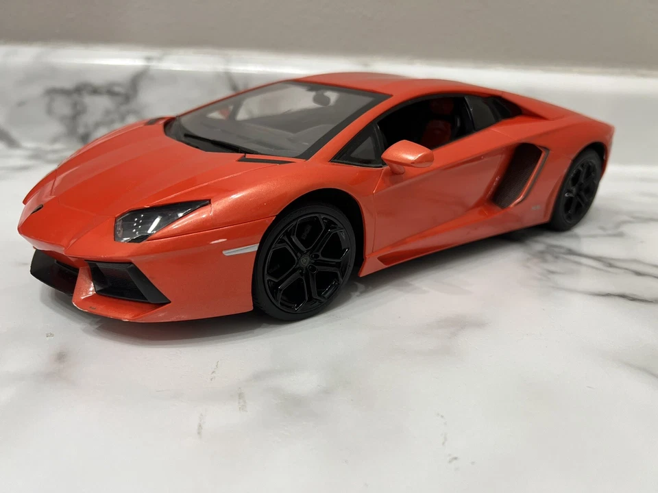 1:14 RC Lamborghini Aventador LP700 Coupe Orange by RASTAR No Remote - Image 2 of 4