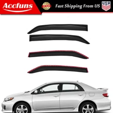 Fit For Toyota Corolla 2009-2013 Rain Sun Guard Deflector Window Vent Visor New