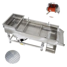 Electric 9mm Vibrating Sieve Machine 80W Sifter Screening Machine 1-Layer Type