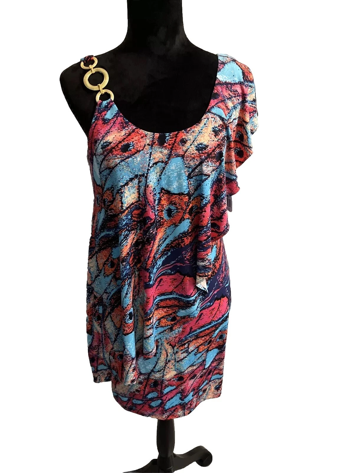 VETEMENTS Abito Thalia Sodi donna XS multicolore con volant