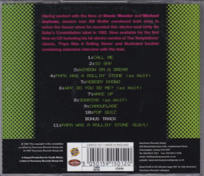 The Best Of Bill Wolfer Call Me by Bill Wolfer (CD 2002 Sanctuary 
