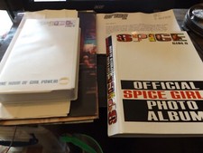 Spice Girls Photo Album Official vhs fan club poster lot