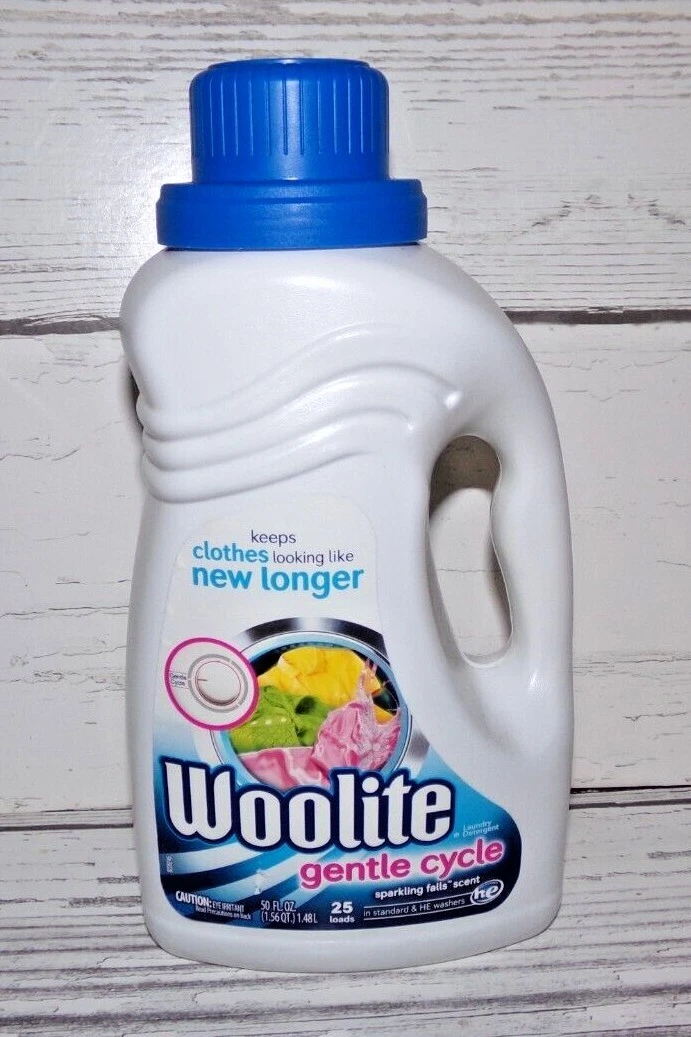 6 New Bottles Woolite Sparkling Falls Scent Gentle Cycle Laundry Detergent  50 Oz