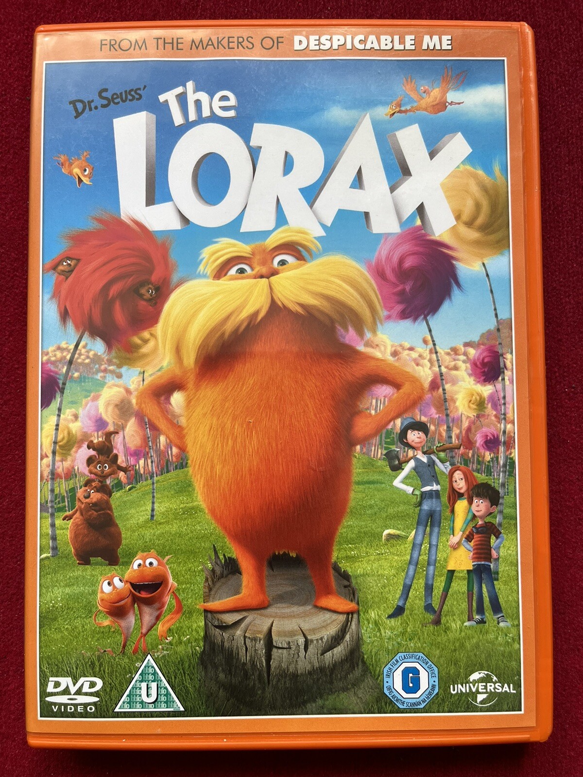The Lorax DVD 2012 Dr Seuss Animated Family Movie Feature
