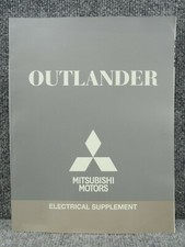 OEM 2011 Mitsubishi Outlander Electrical Wiring Diagrams Supplement Manual