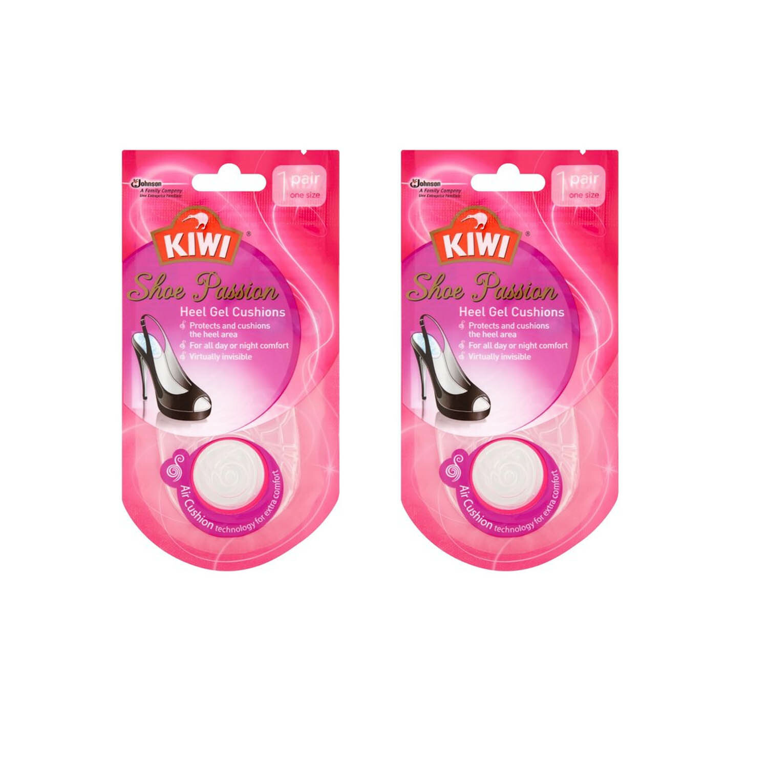 Kiwi Heel Gel Cushions 1 Pair Ones Size Fits All Buy 1, 2 or 3 Pairs eBay