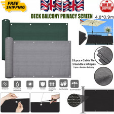 Garden Privacy Screen Netting Fence Balcony Shade Windbreak Shade Screening