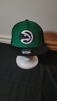 Atlanta Hawks NBA New Era 9fifty Snapback Trucker Hat Green White New $35.00