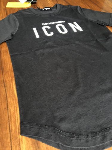 DSQUARED2 Boy’s ICON T-shirt Black Size 10 Years - Picture 3 of 7
