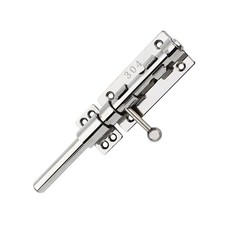 8in Slide Bolt Gate Latch 304 Stainless Steel Barrel Bolt Latch Heavy Duty Do...