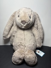 Authentic Jellycat - I Am Bashful Bunny BAS3B Beige NWT