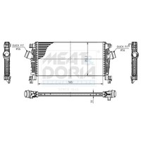 Meat & Doria LadeluftküHler KüHler Ladeluft LLK FüR Opel Astra J 1.7 Cdti P10