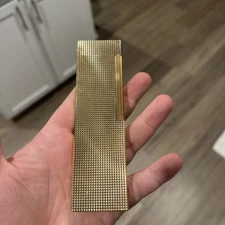 S.T.DUPONT Gas lighter gold ligne 1 table lighter