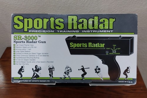 Training Speed Radar Gun (99 MPH) Baseball Pitching Track Field Sports Radar  