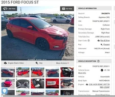 Passenger Front Seat Bucket  Cloth Manual Fits 15-18 FOCUS 4277895