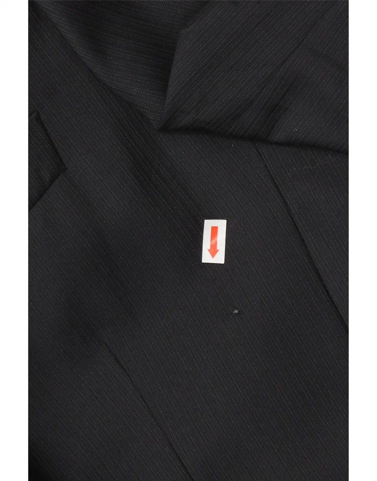 CERRUTI Mens 3 Button Blazer Jacket UK 38 Medium Black Wool CO12 - Image 4 of 4