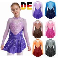 Mädchen Eiskunstlauf Glitzer Strass Ballettk...