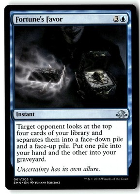 Fortune's Favor 61 Uncommon Eldritch Moon Magic: The Gathering Near Mint