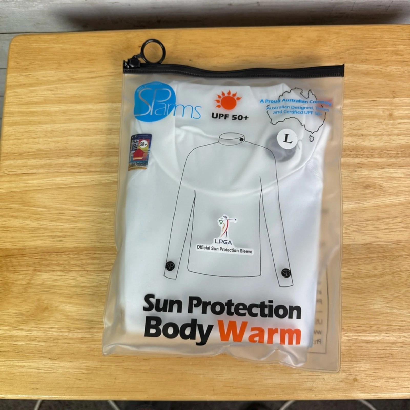 SP Arms Sun Protection Body Warm Base Layer White Size Large