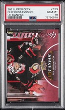 2021-2022 UD UD CANVAS #C93 FILIP GUSTAVSSON PSA 10